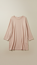 Cotton-Blend Maxi Dress, Relaxed Fit